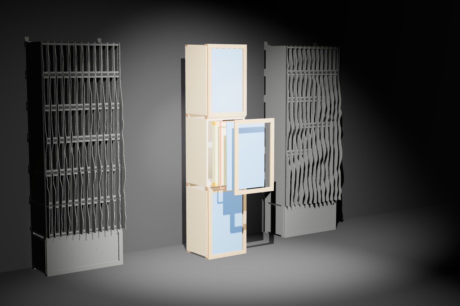 Membrane Column, opened