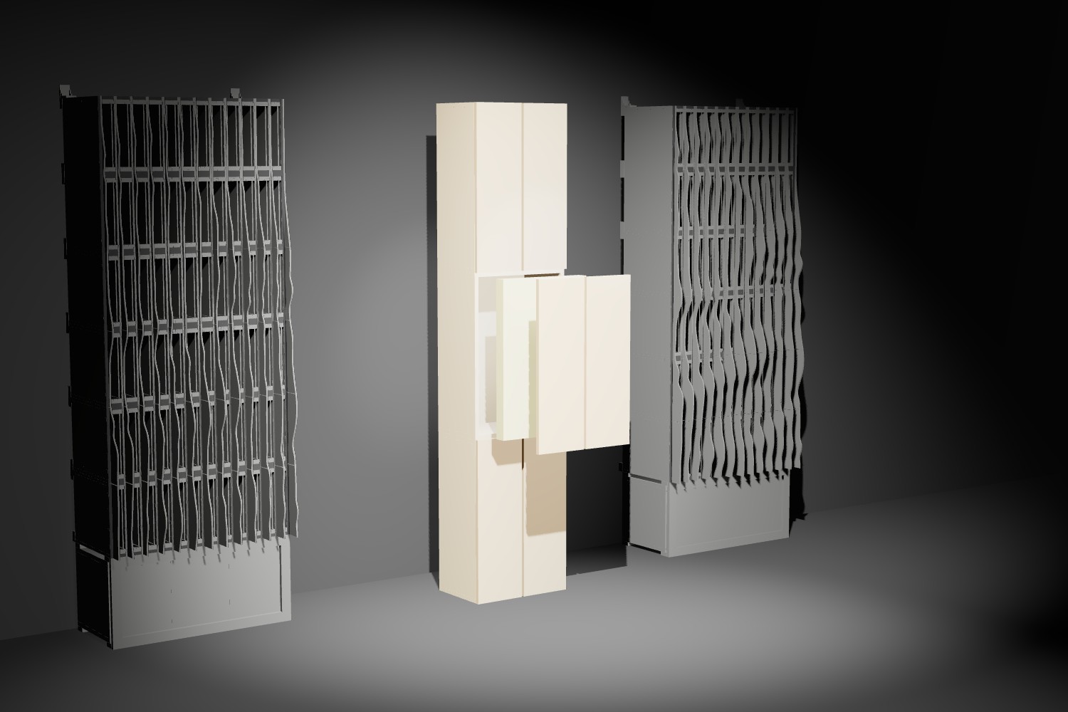 Slot Column, opened